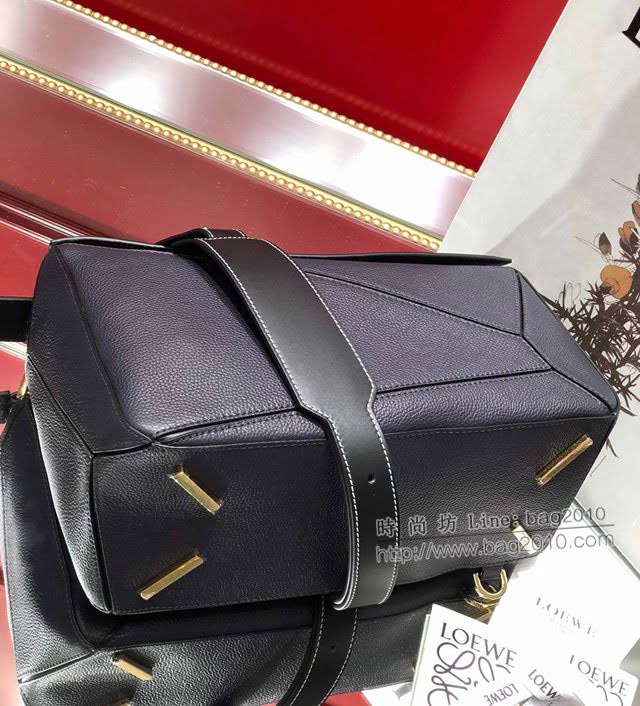 LOEWE經典爆款包包 羅意威中號Puzzle幾何拼接手提斜挎包 10171  tcl1151